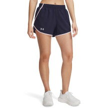 Shorts da Donna Under Armour Fly by Standard, Blu Notte/Rosa Prime/Reflex