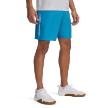 Shorts Woven Wordmark Under Armour Uomo, (452) Ether Blue / White, 3X-Large