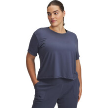 Maglietta a maniche corte Under Armour Donna Motion, (045) Grigio Downpour / Navy, X-Small