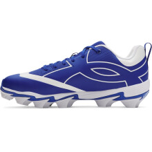 Under Armour Herrers Leadoff Icon Low RM Baseball Spikes, (400) Royal/Hvid/Royal, 7, US