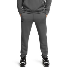 Pantalons droits en Armour Fleece pour homme Under Armour, (025) Castlerock / Noir, Moyen