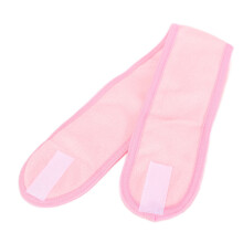 Weiche Stoff-Pinkes Spa-Kopfband Gesichtshaarband für Make-up & Dusche Komfort