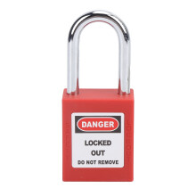 Secure Steel Beam Padlock 38MM Anti-Skid Design Rustproof Lock with 2 Keys