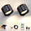 Set of 2 Wireless LED Wall Lights Remote Touch Dimmable USB Rechargeable 1