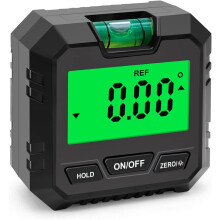 Digitaler Winkelmesser mit Magnetneigungsmesser, Hintergrundbeleuchtung, Winkelmesserkasten, Werkzeug ohne Batterie