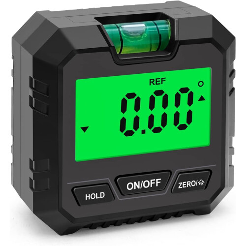 Digital Angle Finder Magnetic Inclinometer Backlit Bevel Box Tool Without battery