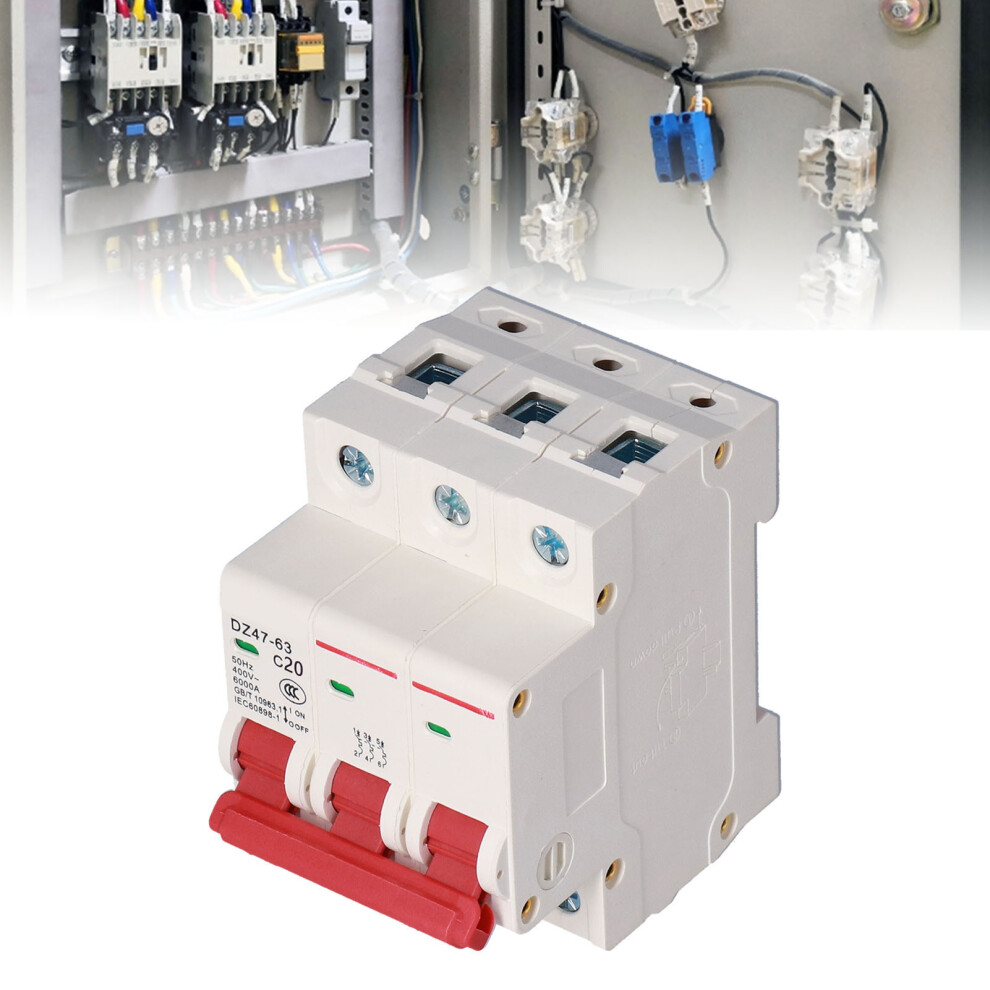 3P DIN Rail Circuit Breaker PC Shell