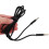 4 Pcs Auxiliary Cord Stereo Audio Cable Amp Headphone Black 3