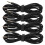 4 Pcs Auxiliary Cord Stereo Audio Cable Amp Headphone Black 7