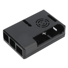 ABS-Gehäuse für Raspberry Pi 4 Model B mit rutschfester Matte
