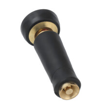 4in Brass Adjustable Garden Hose Nozzle, High Pressure Sprayer
