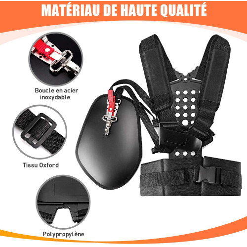 Universal harness for brushcutter and trimmer 2