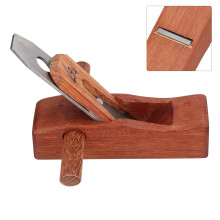 Handhobel aus Holz 183 mm Teak, Stahl-Manganese-Schneide für Tischlerarbeiten