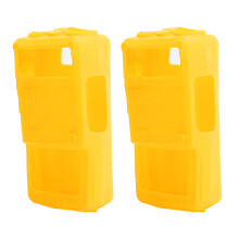 2PCS Yellow Silicone Cover for Baofeng UV-5R Walkie Talky, Soft Protector