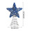 Star Tree Topper Red White Blue Glitter 1 Pack 2