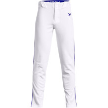 Pantaloni Under Armour Utility Pro Tapered Piped per ragazzi, Bianco (101)/Royal, Grande