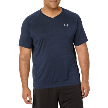 Under Armour Mænds Tech 2.0 V-Hals Kortærmet T-Shirt, Academy Blue (408)/Steel, X-Small
