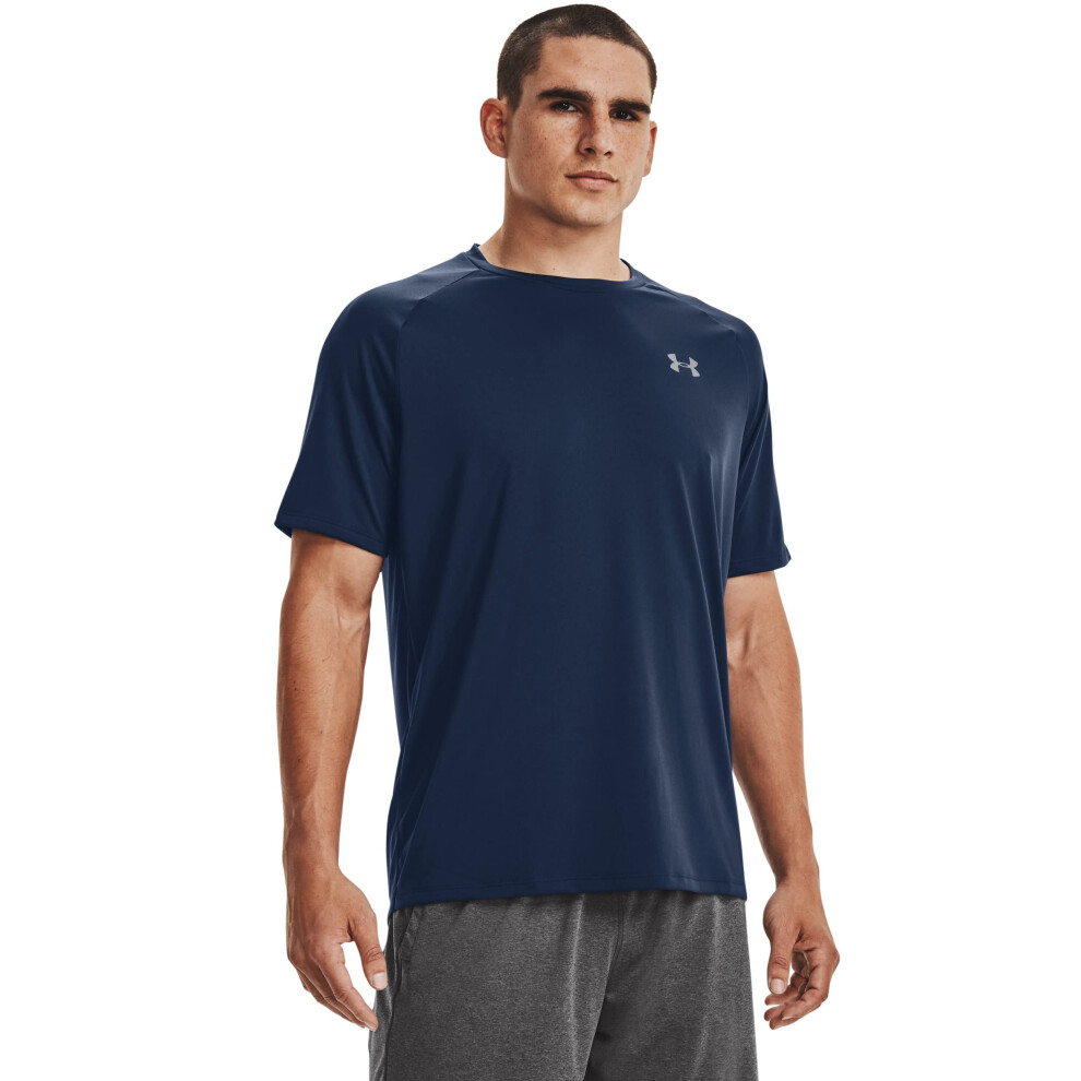 Under Armour Men's Tech 2.0 Short-Sleeve T-Shirt Academy (408)/Graphite, 4X-Large Tall Blue