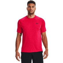 Under Armour Heren Velocity 2.0 Korte Mouwen T-shirt, (600) Rood / Zwart, Klein