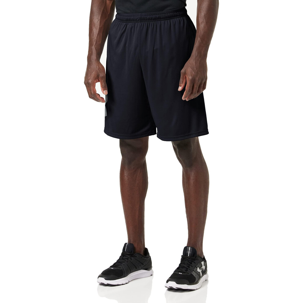 Under Armour Men's Tech Graphic Shorts (001)/Graphite, Large Tall Black