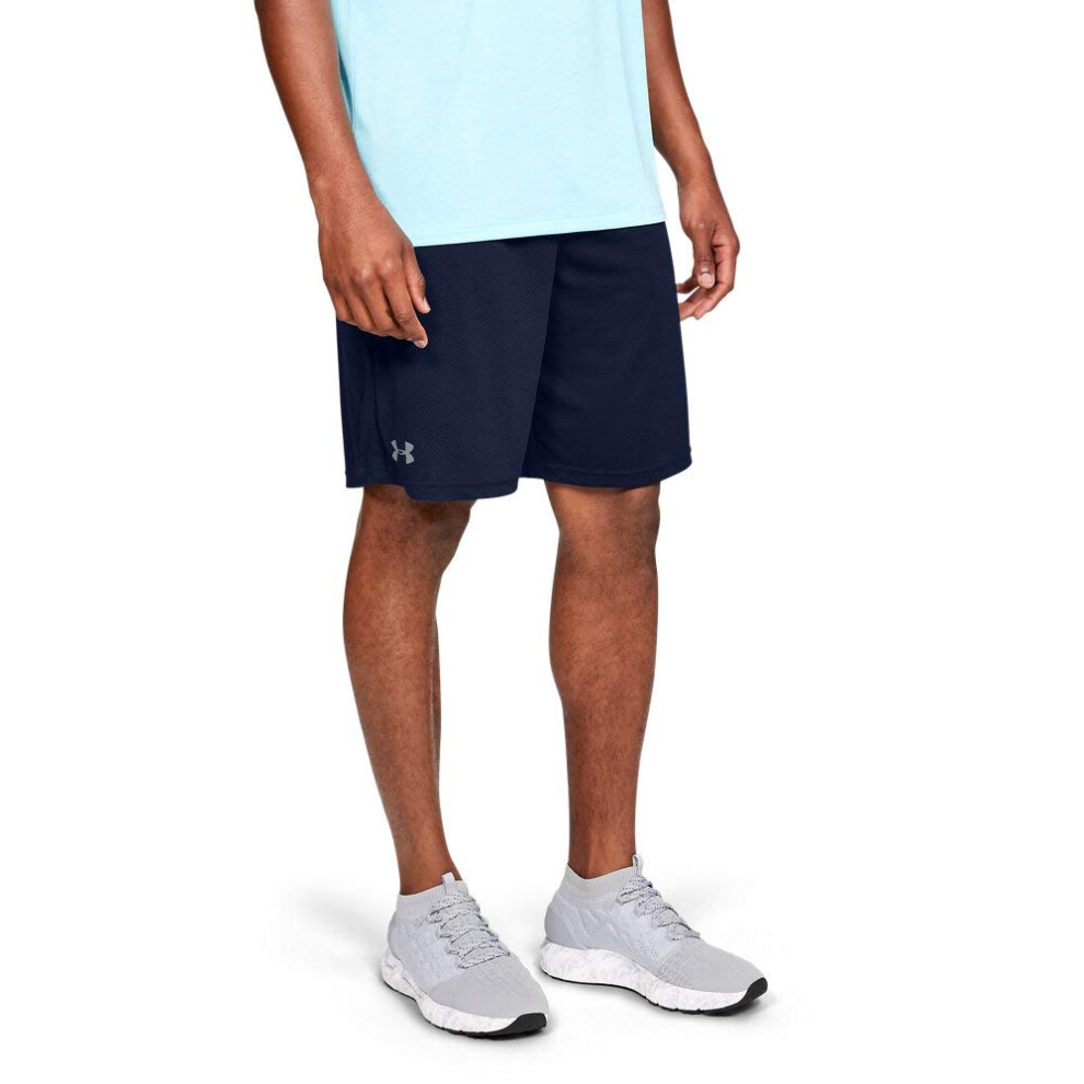 Under Armour Men's Tech Mesh Shorts, Academy (408)/Steel, 4X-Large Blue