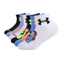 Under Armour jongens Multi Pack Quarter Sok, Donkerblauw, 2-4T VS