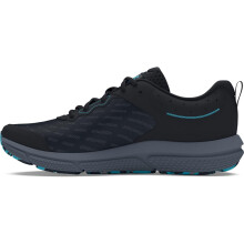 Under Armour Heren Charged Assert 10 Schoenen, (003) Zwart/Zwart/Blauw Surf, 11.5