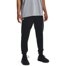 Under Armour Mænds Rival Fleece Joggers, (001) Sort / Hvid, X-Large Tall
