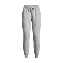Under Armour Kvinder Rival Fleece Joggers, (012) Mod Gray Light Heather / / Hvid, Medium Tall