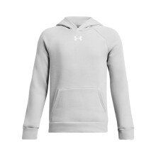 Felpa con Cappuccio Rival Fleece Under Armour per Bambini, Grigio Mod., Grande