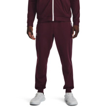 Under Armour Heren Sportstyle Tricot Joggers, (601) Donker Maroon / Wit, Medium