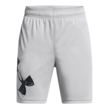 Under Armour Jongens' Tech Grote Logo Shorts, (011) Mod Grijs / Zwart, Medium