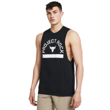 Maglietta senza maniche Under Armour Project Rock Payoff, (001) Nero / Bianco, Grande