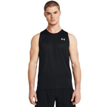 Canotta Under Armour Uomo Tech, (001) Nero / Bianco, X-Large Tall