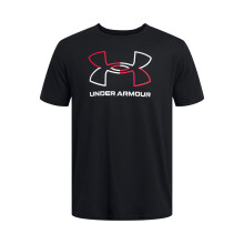 T-Shirt Manica Corta Under Armour Global Foundation, (001) Nero/Rosso/Bianco, X-Large Alto