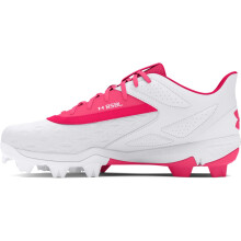Under Armour Leadoff Low RM JR 3.0, (601) Cerise/White/Cerise, 6, US