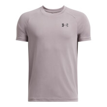 T-shirt a maniche corte Under Armour Boys Tech 2.0, (015) Grigio Tetra / Nero, Media