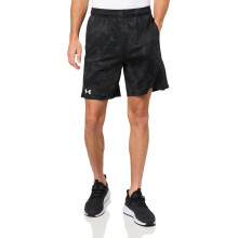 Shorts Stampati Under Armour Uomo Train Stretch 2.0, (003) Nero / Bianco, Media