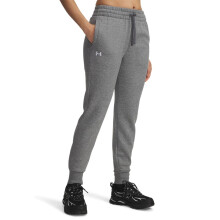 Pantaloni Jogging Rival Fleece Under Armour da Donna, (028) Castlerock Light Heather / / Bianco, Large