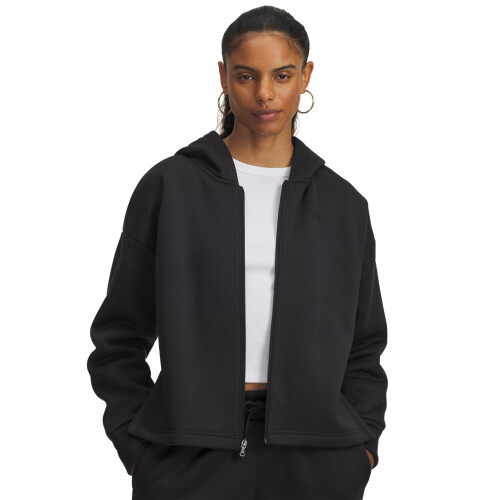 Under Armour Under Armour Kvinders Armour Fleece Full Zip, (004) Sort / / Sort, Medium