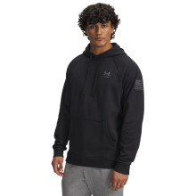 Felpa con Cappuccio Under Armour Uomo Freedom Flag, (001) Nero / Castlerock, XX-Large