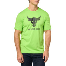 Under Armour Men's Project Rock Payoff Graphic Short Sleeve T Shirt, (362) Cyber Green / / Black, Large