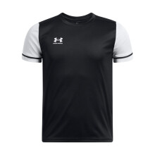 Maglietta Under Armour Challenger per Bambini, (001) Nero/Bianco/Bianco, Media