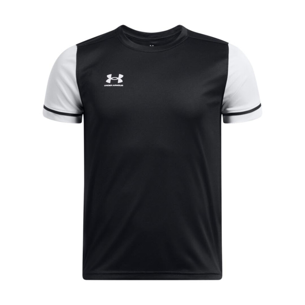 Under Armour Boys Challenger Jersey, (001) Black/White/White, Medium