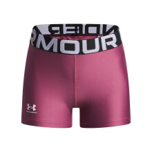 Under Armour Pantaloni Corti HeatGear per Ragazze, (659) Fuchsia Dusk / White, X-Large