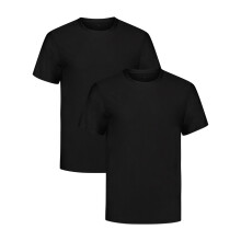 Under Armour Performance Maglietta Intima Uomo Tech Mesh, Morbida e Confortevole, Nera, L, 2-Pack