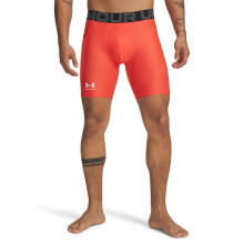 Shorts Compression HeatGear Under Armour Uomo, Rosso Venom / Bianco, Large