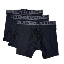 Under Armour Essential Tech Mesh Boxerjock 6" Inseam 3-Pack (IT, Alpha, X-Large, Regular, Nero/Nero/Nero)