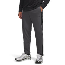 Pantaloni da uomo Under Armour Rival Knit, (025) Castlerock/Nero/Nero, Medio
