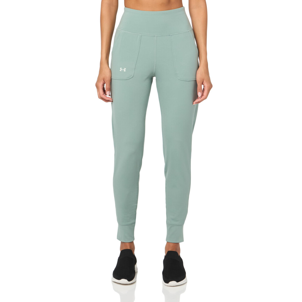 Under Armour Womens Motion Joggers, (349) Silica Green / / Hydro Green, Large